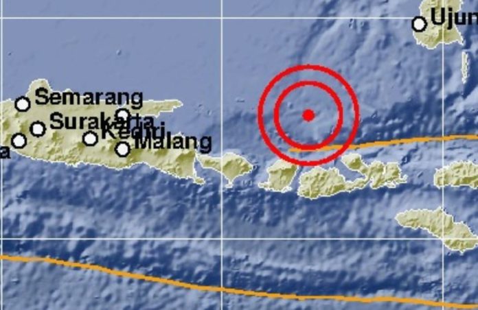 Gempa Terkini di Pulau Saringi Nusa Tenggara Barat